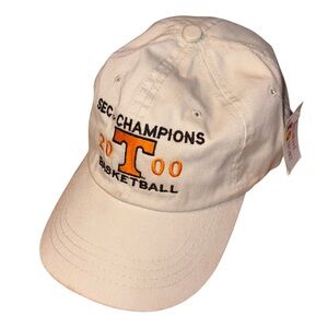 Vintage 2000 Tennessee Vols SEC Champions Basketball Hat, Cap Hoops Volunteers